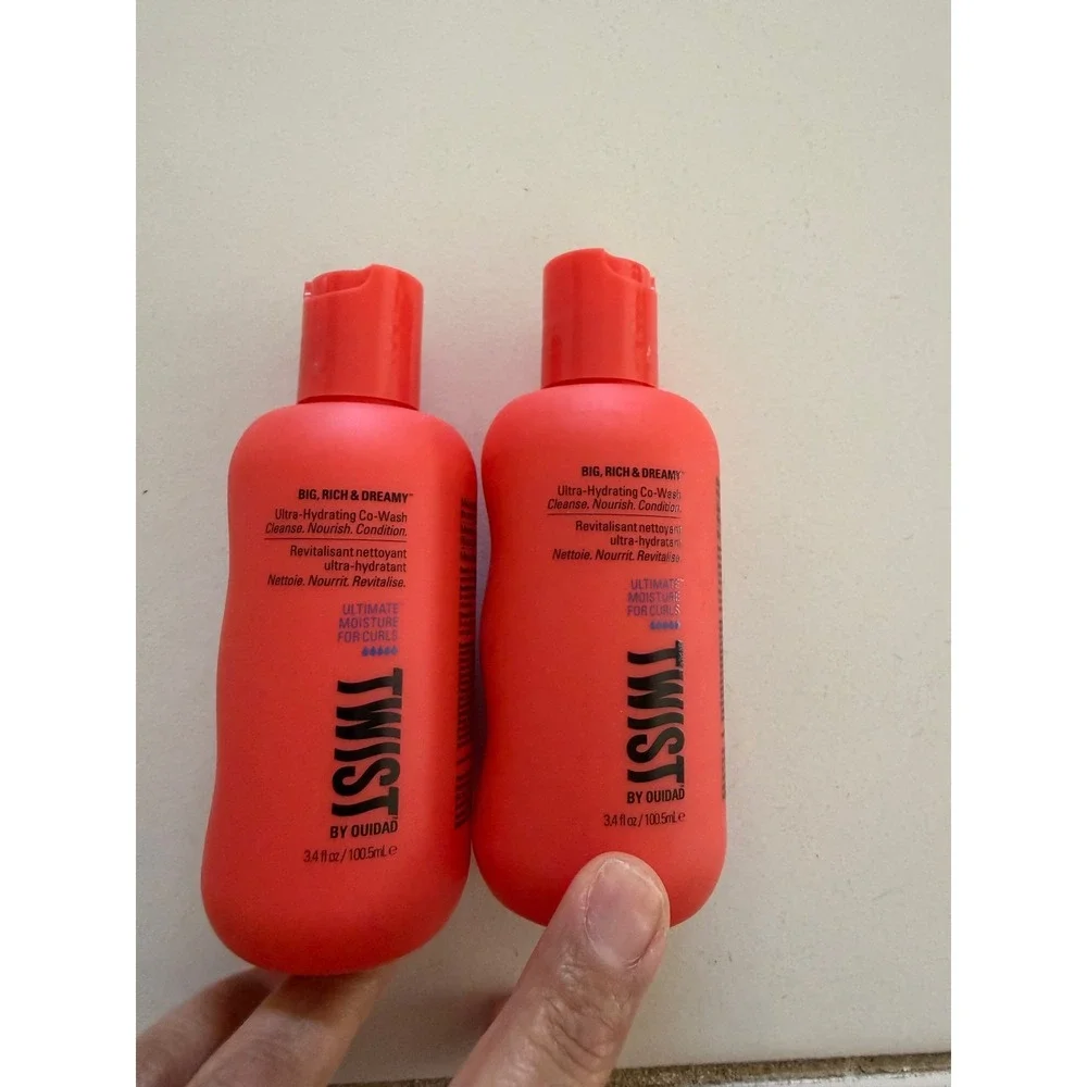 TWIST by Ouidad Big Rich Dreamy Co-Wash 3.4 oz Lot of 2 Discontinued Sealed